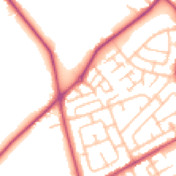 Daytime road noise heatmap for RM3 7GN