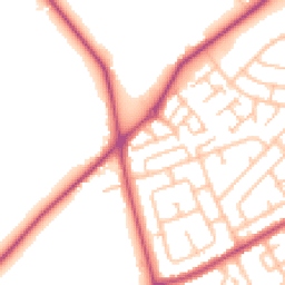 Daytime road noise heatmap for RM3 7GP