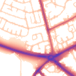 Daytime road noise heatmap for RM3 7PR