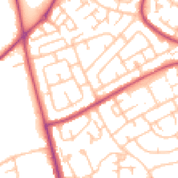 Daytime road noise heatmap for RM3 7RT