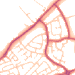 Daytime road noise heatmap for RM3 7YS