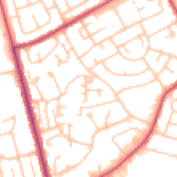 Daytime road noise heatmap for RM3 8ER