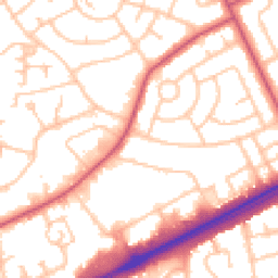 Daytime road noise heatmap for RM3 8FG