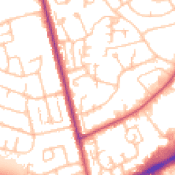 Daytime road noise heatmap for RM3 8FU