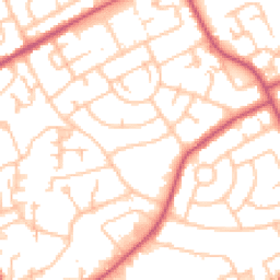 Daytime road noise heatmap for RM3 8LA