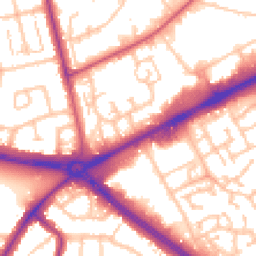 Daytime road noise heatmap for RM3 8PL
