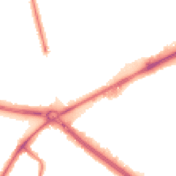 Night-time road noise heatmap for RM3 8PL