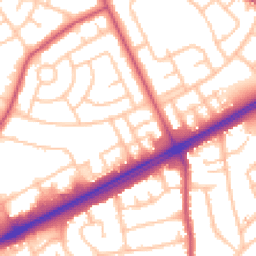 Daytime road noise heatmap for RM3 8RA