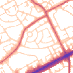 Daytime road noise heatmap for RM3 8RS
