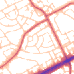 Daytime road noise heatmap for RM3 8RU