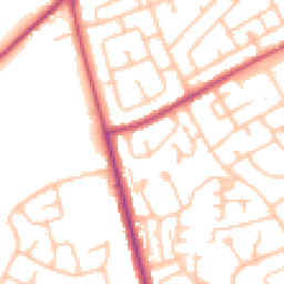 Daytime road noise heatmap for RM3 8YS