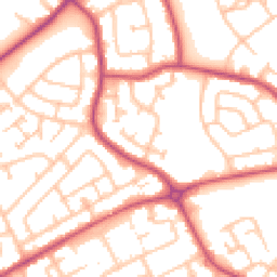 Daytime road noise heatmap for RM3 9AF