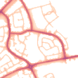 Daytime road noise heatmap for RM3 9AU