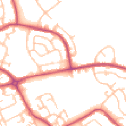 Daytime road noise heatmap for RM3 9BE