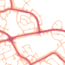 Daytime road noise heatmap for RM3 9DU