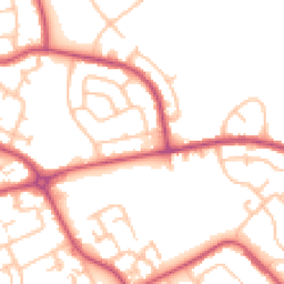 Daytime road noise heatmap for RM3 9DX
