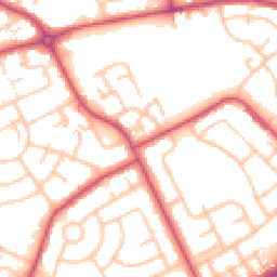 Daytime road noise heatmap for RM3 9FD
