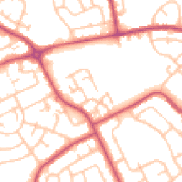 Daytime road noise heatmap for RM3 9FN