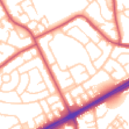 Daytime road noise heatmap for RM3 9JH
