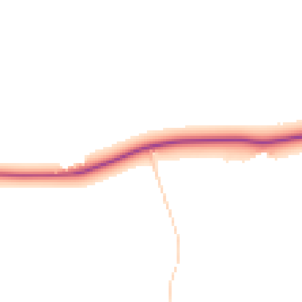 Daytime road noise heatmap for RM4 1AB