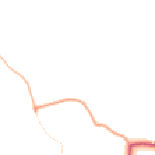 Daytime road noise heatmap for RM4 1AJ