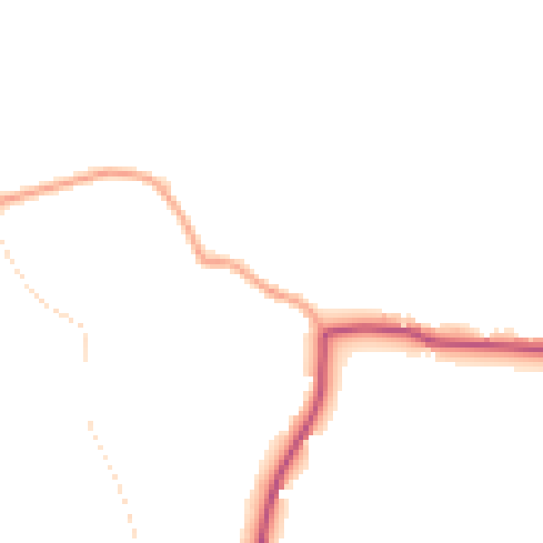 Daytime road noise heatmap for RM4 1AR