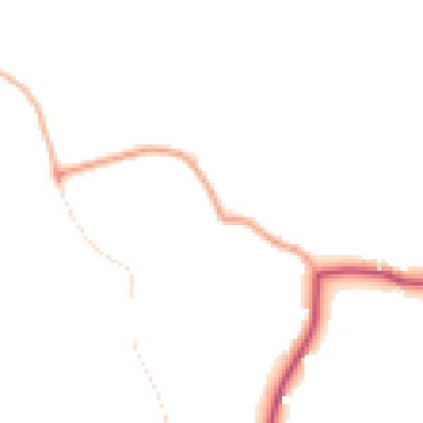 Daytime road noise heatmap for RM4 1AT