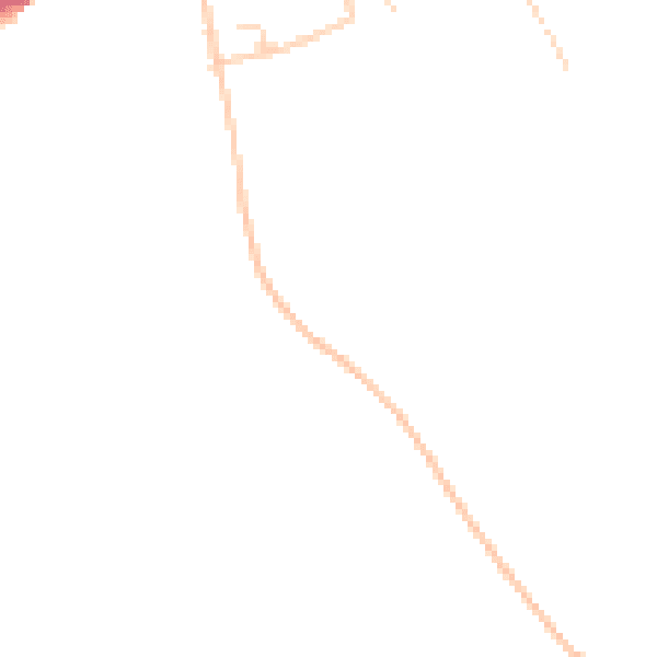 Daytime road noise heatmap for RM4 1AU