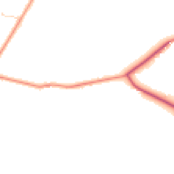 Daytime road noise heatmap for RM4 1DN