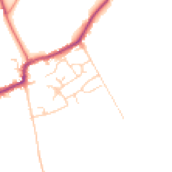Daytime road noise heatmap for RM4 1DR