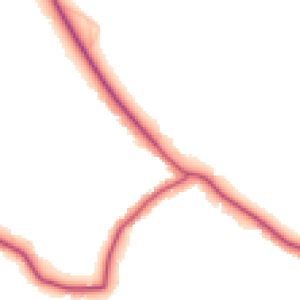 Daytime road noise heatmap for RM4 1EF