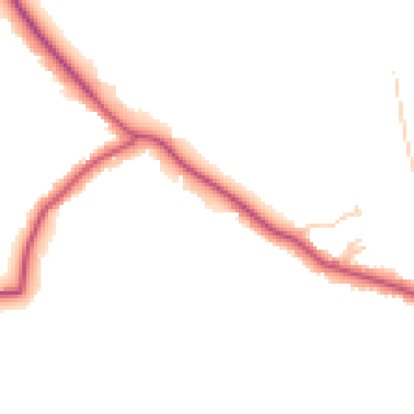 Daytime road noise heatmap for RM4 1EH