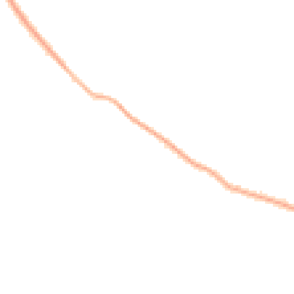 Night-time road noise heatmap for RM4 1EH
