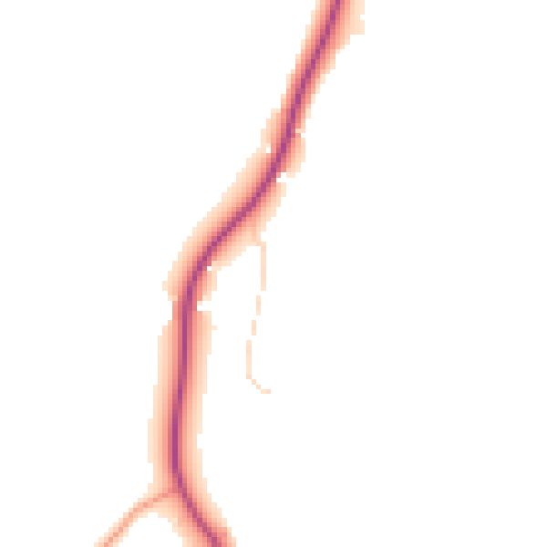 Daytime road noise heatmap for RM4 1ES