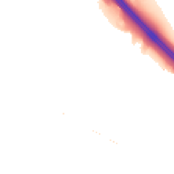 Night-time road noise heatmap for RM4 1FA