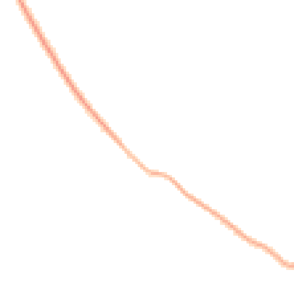 Night-time road noise heatmap for RM4 1FG