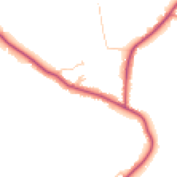 Daytime road noise heatmap for RM4 1JL