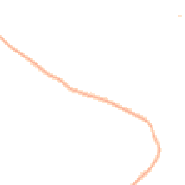 Night-time road noise heatmap for RM4 1JL