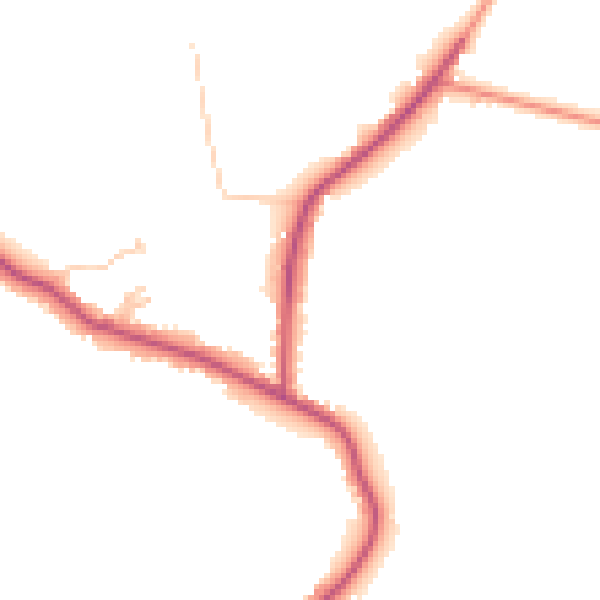 Daytime road noise heatmap for RM4 1JP