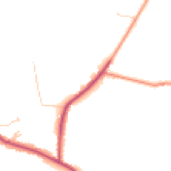 Daytime road noise heatmap for RM4 1JS