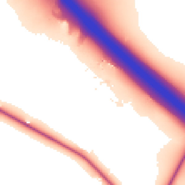 Daytime road noise heatmap for RM4 1LB