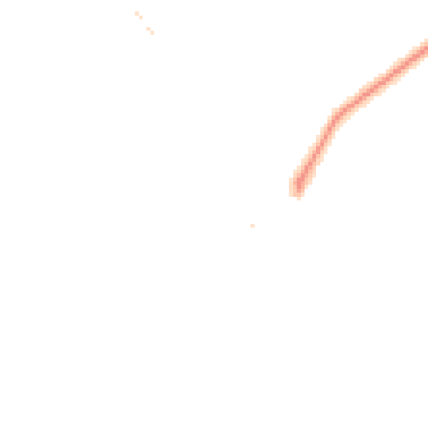 Night-time road noise heatmap for RM4 1QL