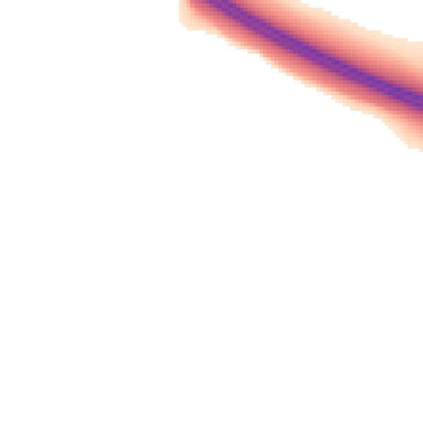 Night-time road noise heatmap for RM4 1ST