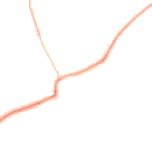 Night-time road noise heatmap for RM4 1UP