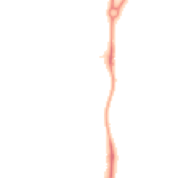Night-time road noise heatmap for RM6 5QH
