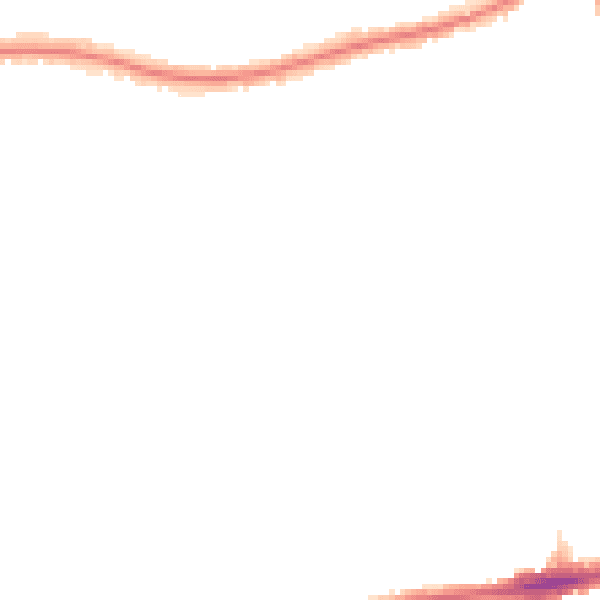 Night-time road noise heatmap for RM7 0HN