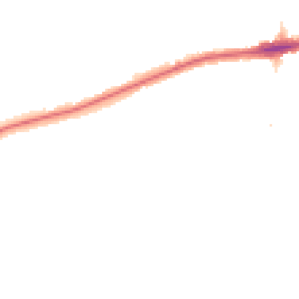 Night-time road noise heatmap for RM7 0UJ