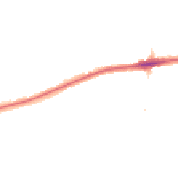 Night-time road noise heatmap for RM7 0UR