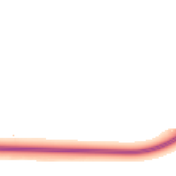 Night-time road noise heatmap for RM7 8AT