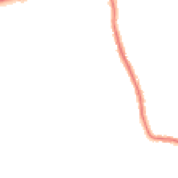 Night-time road noise heatmap for RM7 8HH